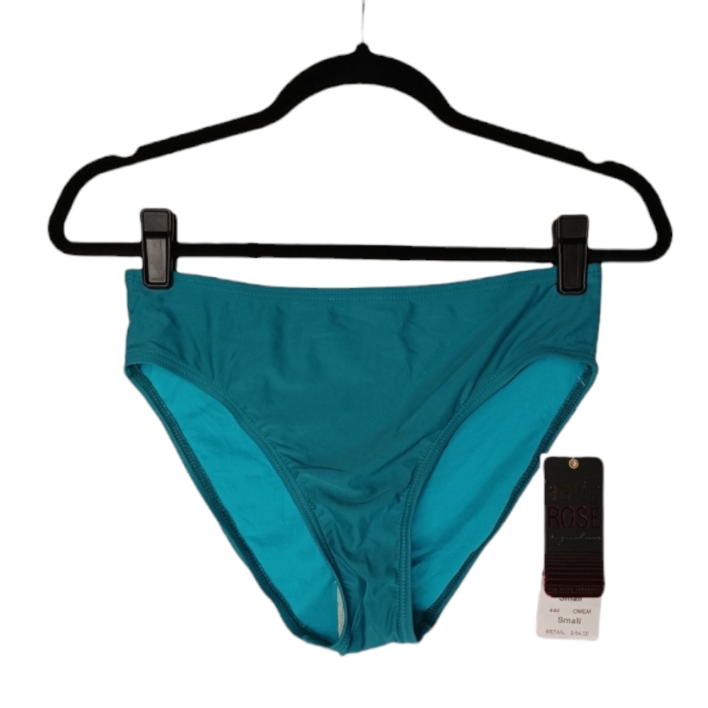 AERIN ROSE Ombre Emerald Small Bikini Bottom NWT